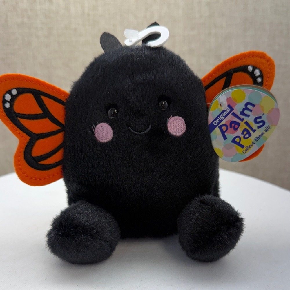 Aurora Palm‎ Pals Reyna Monarch Butterfly Black Orange Plush 5 inch 33950 NEW